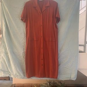 Silk Midi-length dress